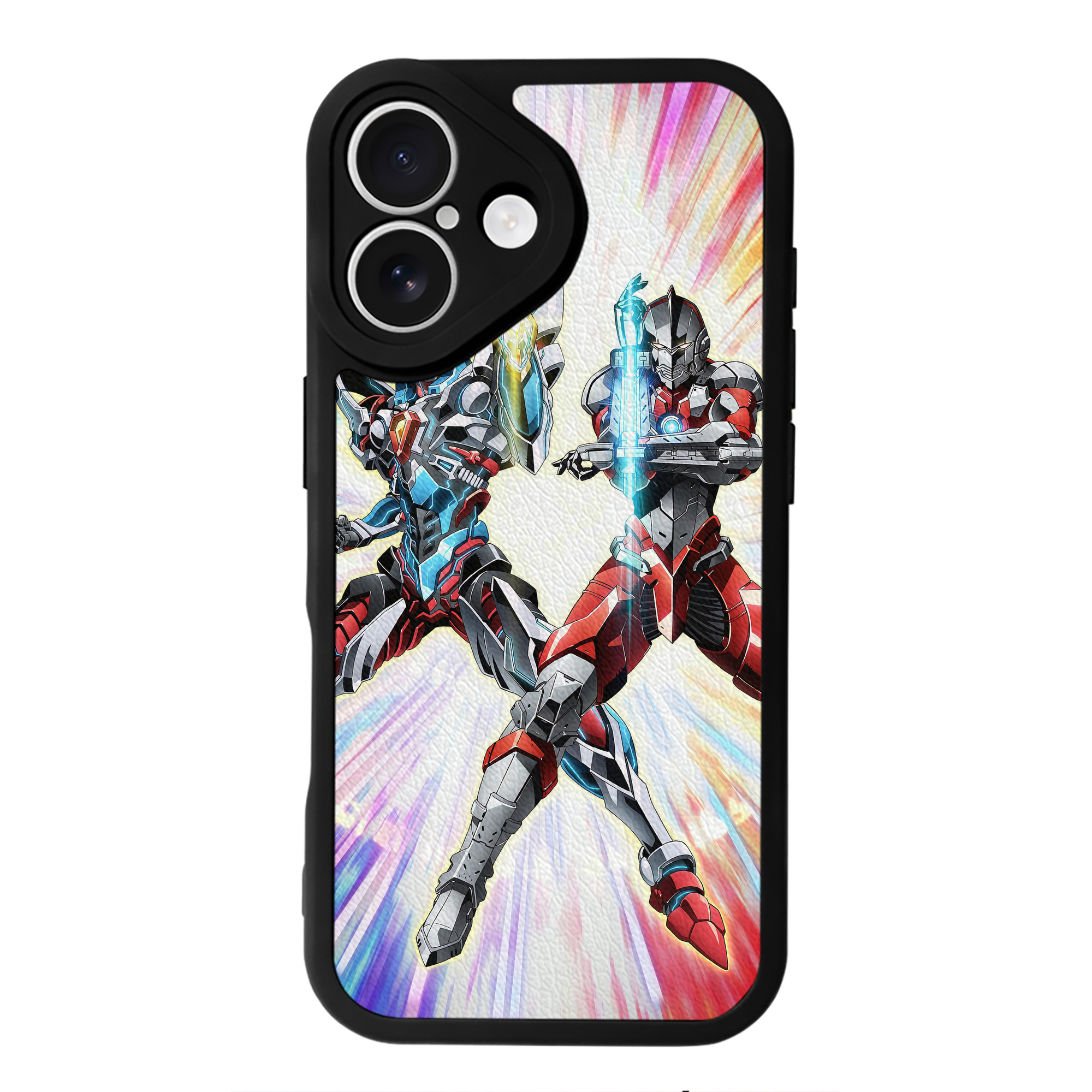 （画像用） ウルトラマン Ultraman 【iPhone 16シリーズ対応】シリコンスマホケース（レザー調） 材質：シリコン